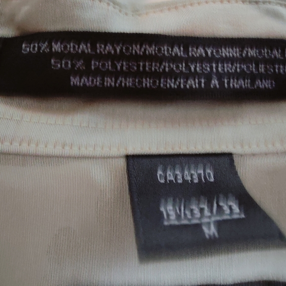 VTG 90s DKNY Men's Green Metallic Iridescent Dress Shirt, Size M/15.5 (32/33) - Picture 10 of 11